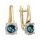 Серьги из красного золота