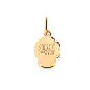 Крест из красного золота