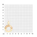 Подвеска из красного золота