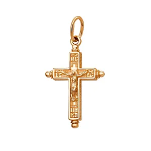 Крест из красного золота