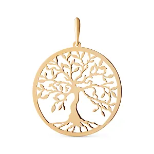 Подвеска из желтого золота