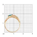 Кольцо из красного золота