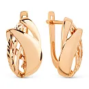 Серьги из красного золота