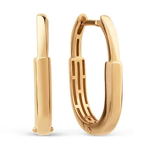 Серьги из красного золота