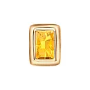 Подвеска из красного золота с цитрином