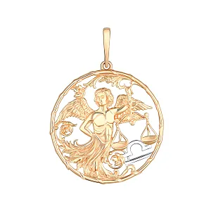 Подвеска из красного золота