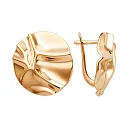 Серьги из красного золота