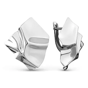 Серьги из белого золота