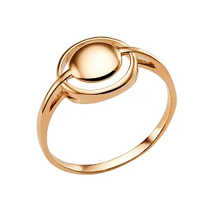 Кольцо из красного золота