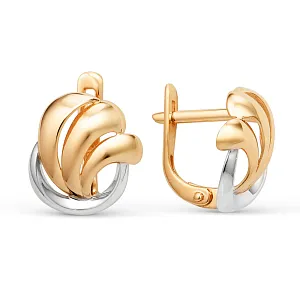 Серьги из красного золота