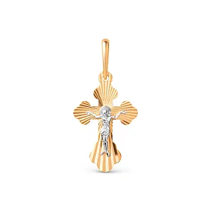 Крест из красного золота