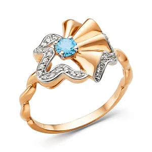 Кольцо из красного золота