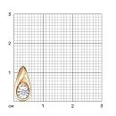 Подвеска из красного золота