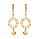 Серьги из красного золота