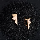 Серьги из красного золота