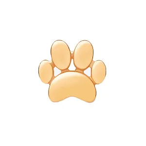 Моно серьга из красного золота