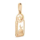 Подвеска из красного золота