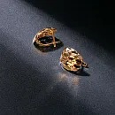 Серьги из красного золота