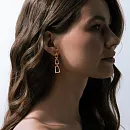 Серьги из красного золота