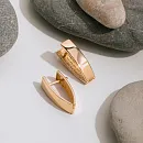 Серьги из красного золота