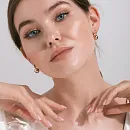 Серьги из красного золота