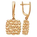 Серьги из красного золота