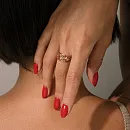 Кольцо из красного золота