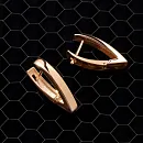 Серьги из красного золота