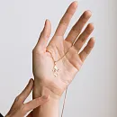 Крест из красного золота