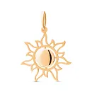 Подвеска из красного золота