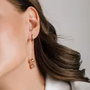 Серьги из красного золота