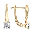 Серьги из красного золота