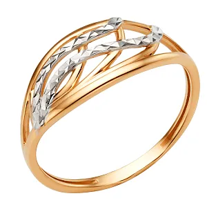 Кольцо из красного золота