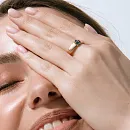 Кольцо из красного золота