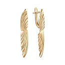 Серьги из красного золота