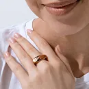 Кольцо из красного золота