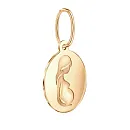 Подвеска из красного золота