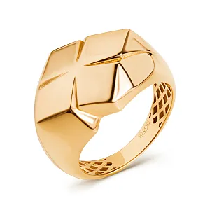 Кольцо из красного золота