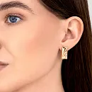 Серьги из красного золота