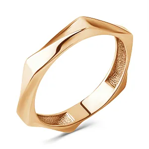 Кольцо из красного золота