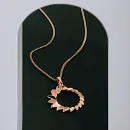 Подвеска из красного золота