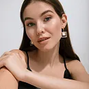 Серьги из красного золота