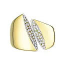 Кольцо из желтого золота с бриллиантами