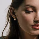 Серьги из красного золота