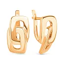 Серьги из красного золота
