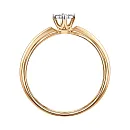 Кольцо из красного золота