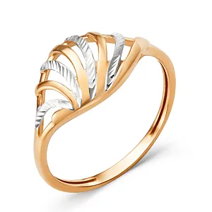 Кольцо из красного золота