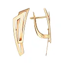Серьги из красного золота