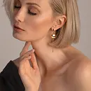 Серьги из красного золота