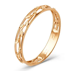 Кольцо из красного золота